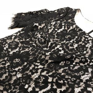 Banana Republic Black Lace Dress